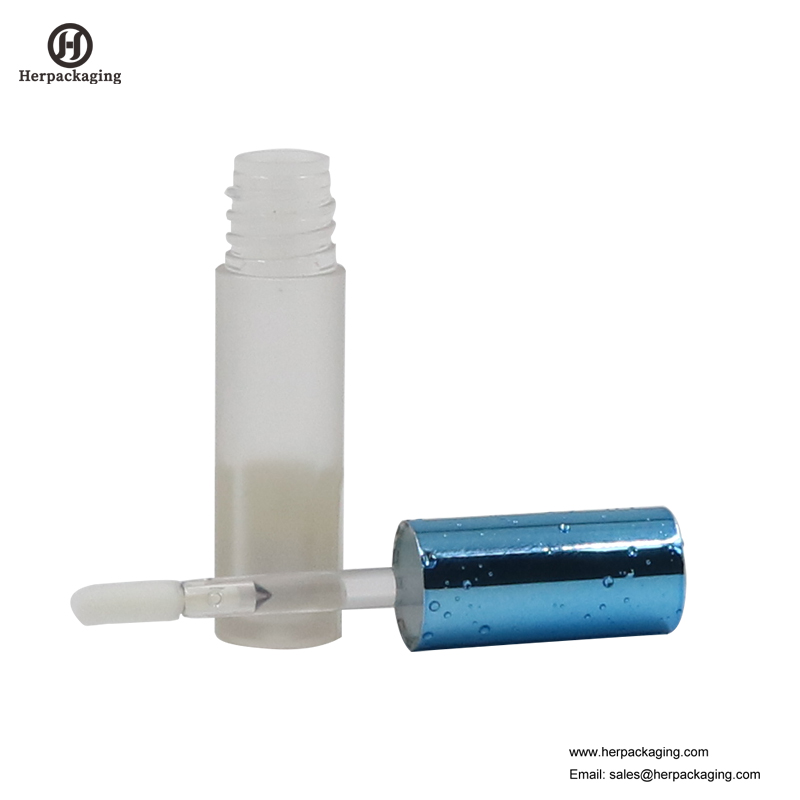 HCL303 Clear Plastic Tomma läppglansrör för färgkosmetiska produkter flockade läppglansapplikatorer
