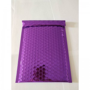 Billig Color Wrap Mailing Bag Printed Logo grön poly Bubble Envelope Anpassat paket Custom Poly