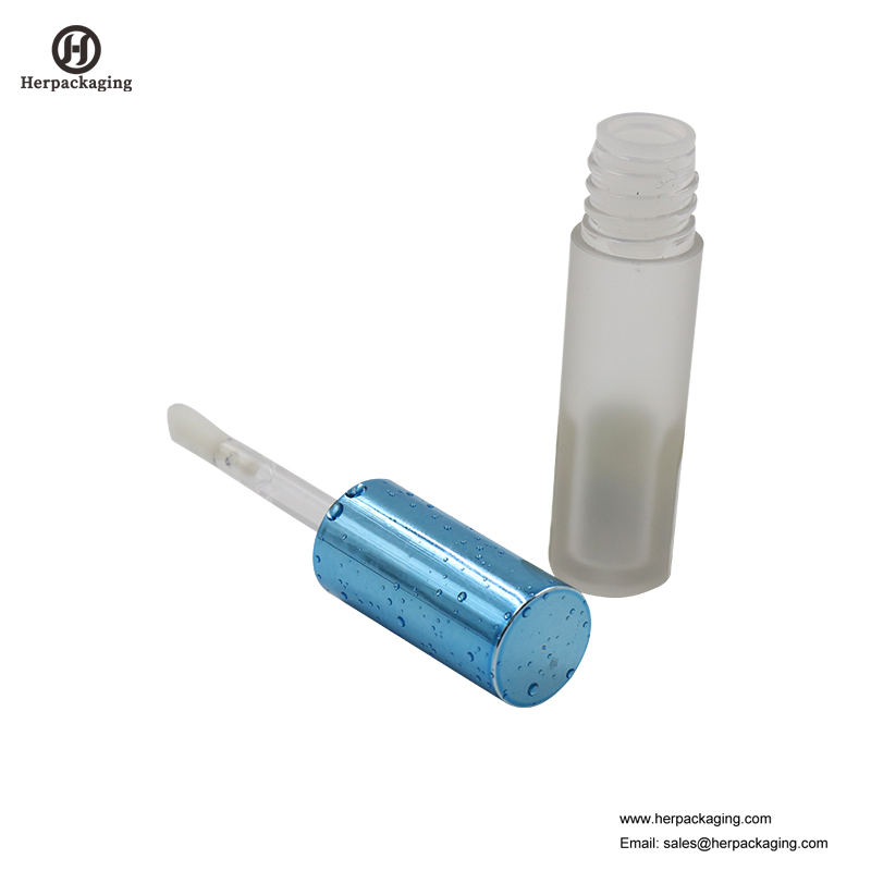 HCL307 Clear Plastic Tomma läppglansrör för färgkosmetiska produkter flockade läppglansapplikatorer