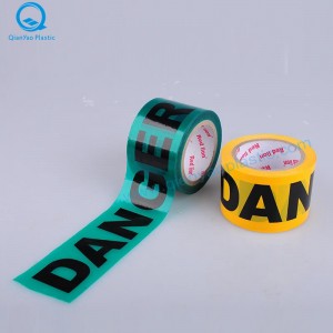 Rött / gult / blått FARA Barrikadtejp, grönt FARE Barriärband