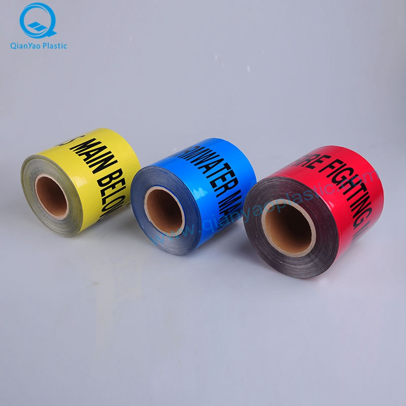 316 Rostfritt stål Wire Detectale Varningstejp, Tracer Wire Underground CAUTON Barricade Tape