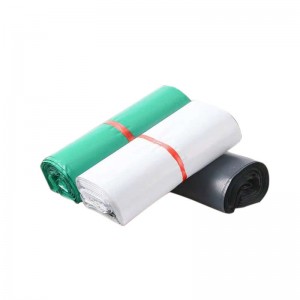 biologiskt nedbrytbart vit kurir kuvert porto plastpostväska