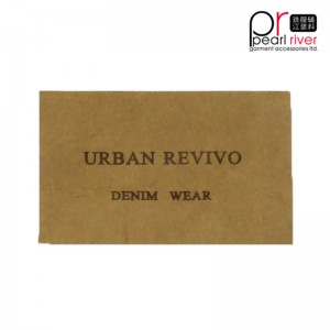 läder mode färgglada stort antal hangtag klistermärke