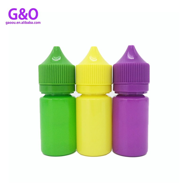 1oz 2oz 4oz 30 ml knubbig vätskeflaska 100 ml svart gorilla e cigg dropperflaska 60 ml pet unicorn plast dropperflaskor e juice container