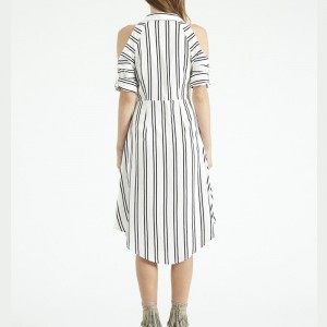 Nyanlända mode spetsklänning för kvinnor