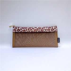 varmförsäljning Anpassad färgglad nylonmesh pennafodral för anpassad logotyp