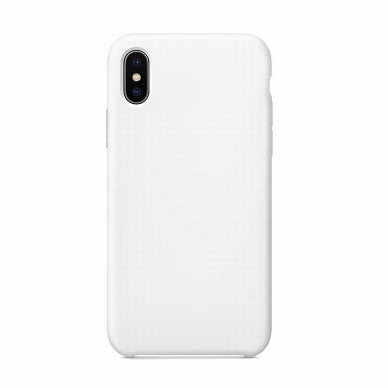 OEM LOGO Original Silikontelefonfodral för iPhone 7 8 fodral för iPhone X XS Max XR
