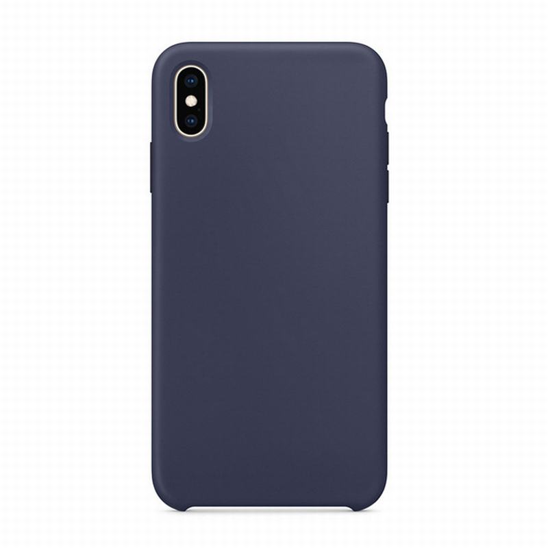 OEM LOGO Original Silikontelefonfodral för iPhone 7 8 fodral för iPhone X XS Max XR