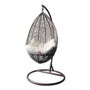 Double Outdoor Rattan Hanging Egg Chair Swing