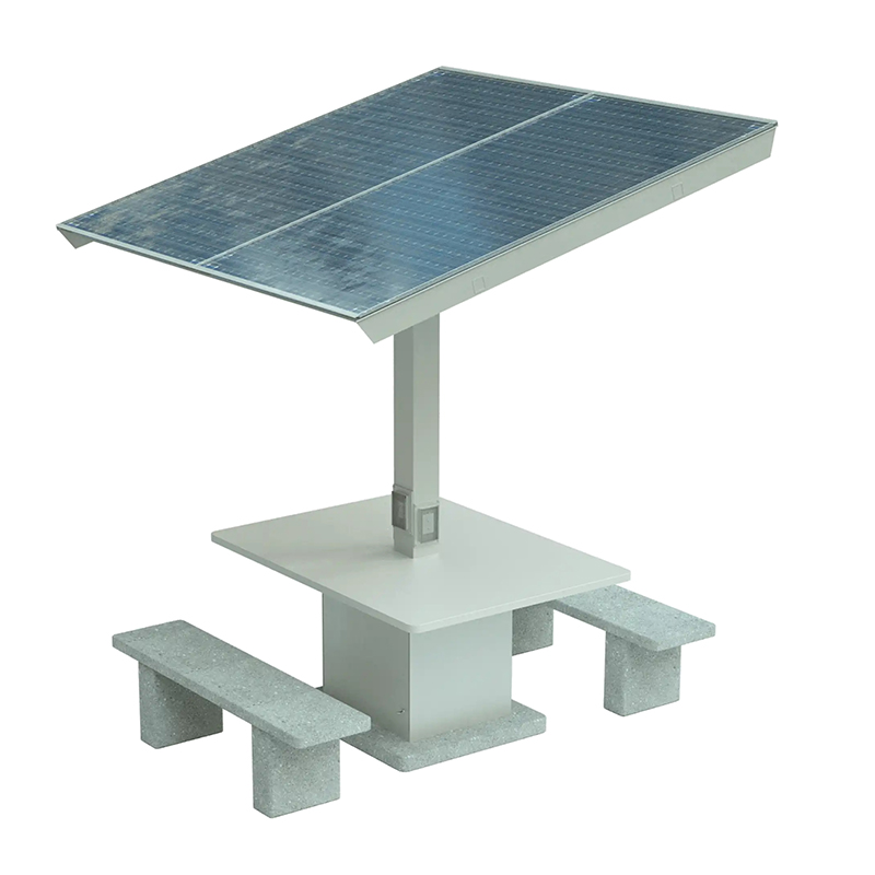 Utomhusgatmöbelladdningsbord för solenergi