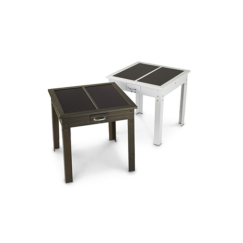 Laddbord för soltabell för mobiltelefon utomhus med solpaneler