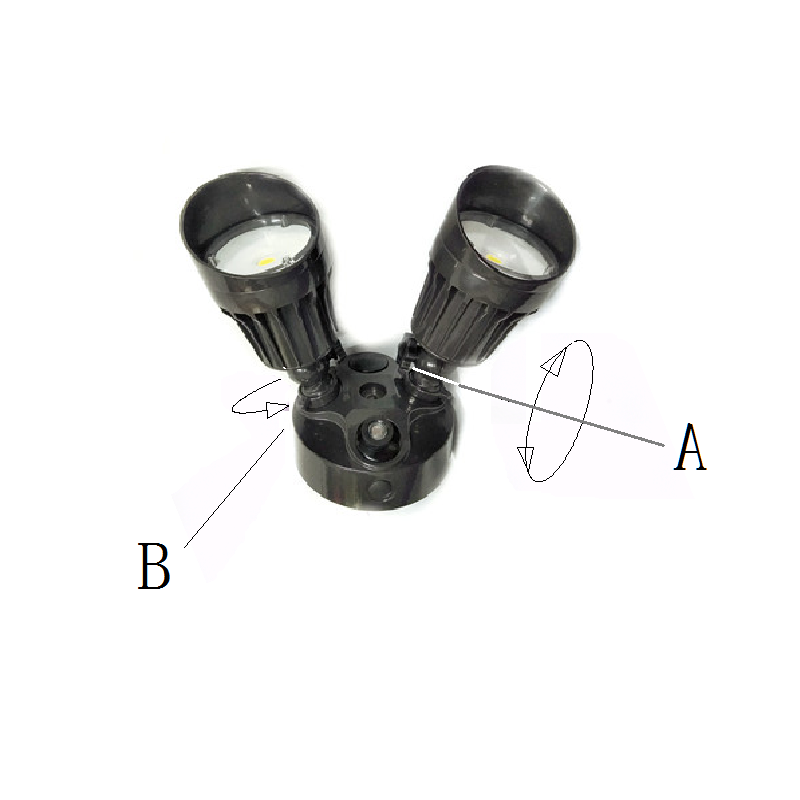 LED-säkerhetsrörsensor utomhusljus