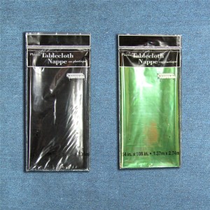 Grattis på födelsedagsfest Heminredning Folieduk Apple Grön färg Mat Metallisk bordduk