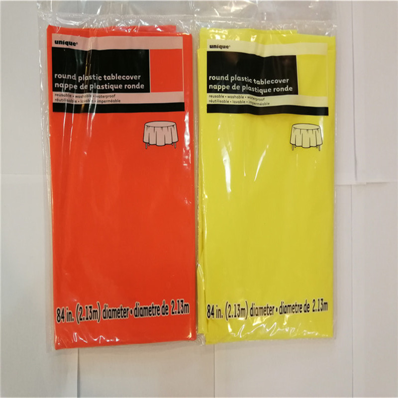 LDPE HDPE Custom Printed Table Cover Cloth Plastic Sheet For Table Mats