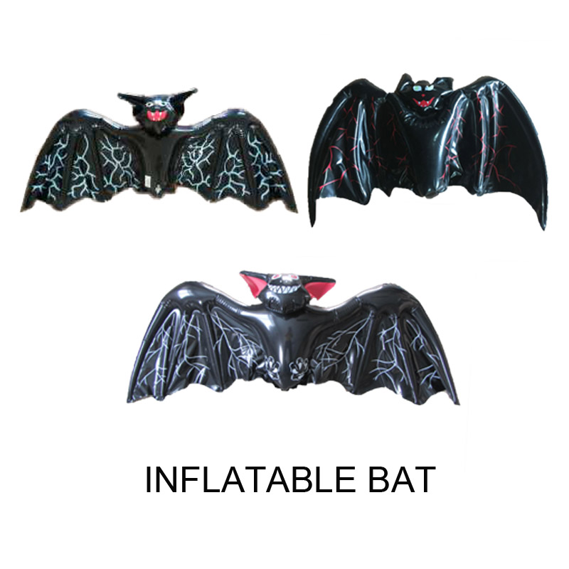 Uppblåsbara Halloween dekorationer rekvisita Bat