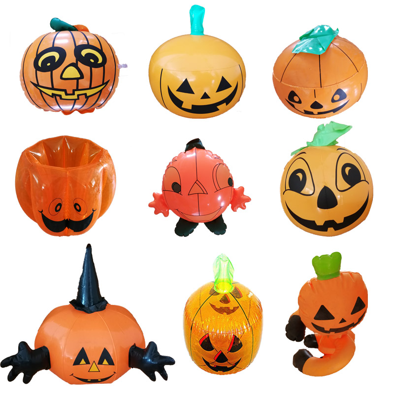 Uppblåsbara Halloween dekorationer Props Pumpkin