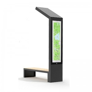 Solar Outdoor Lighting Advertising Lamp Box Street Bench