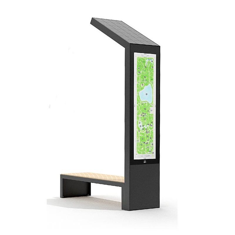 Solar Outdoor Lighting Advertising Lamp Box Street Bench