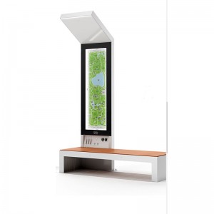 Solar Outdoor Lighting Advertising Lamp Box Street Bench