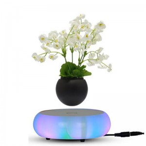 LED-ljus keramisk magnetisk flytande levitating ir bonsai växt krukad PA-0719