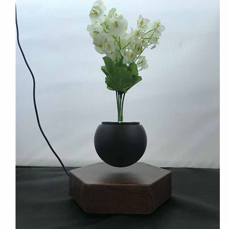 trä magnetisk levitating flytande luft bonsai krukväxter PA-0720