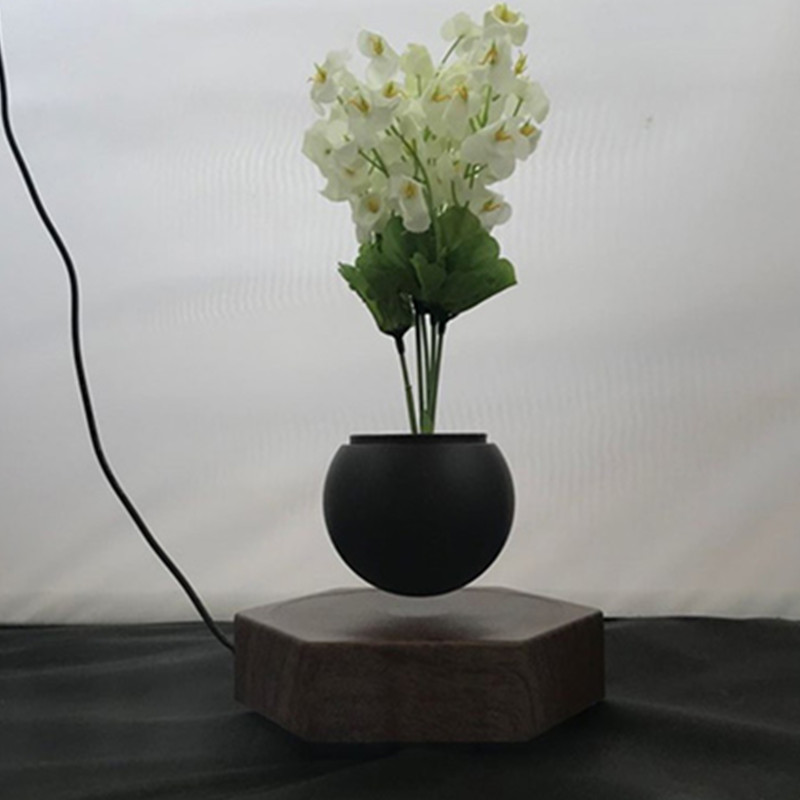 trä magnetisk levitating flytande luft bonsai krukväxter PA-0720
