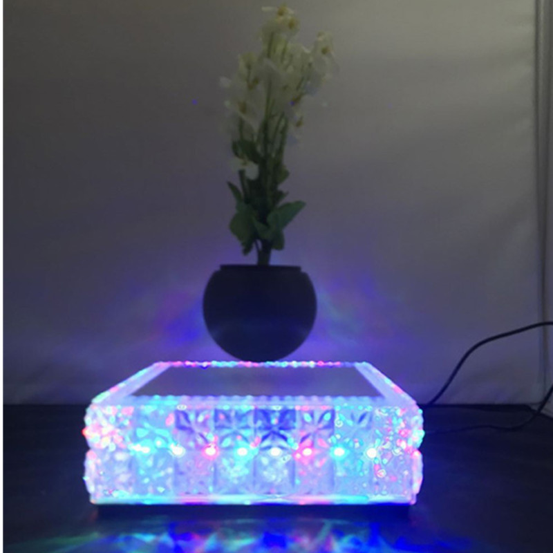 ledd ljuskristall magnetisk levitating flytande luft bonsai damm planter PA-0717