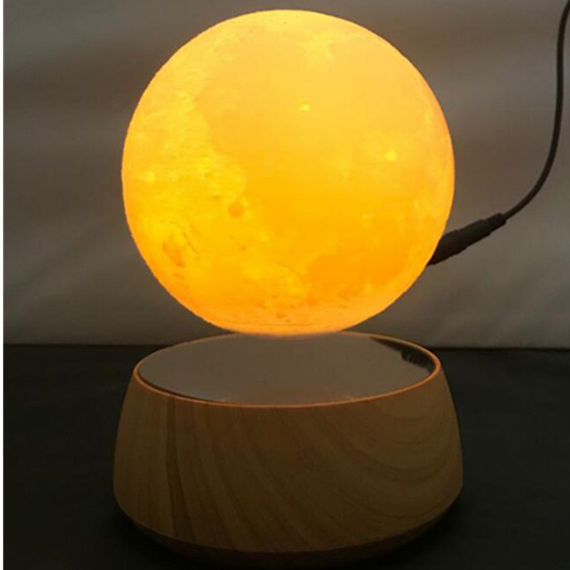 roterande magnetisk levitation PA-0912M ljusbyte flytande månlampa