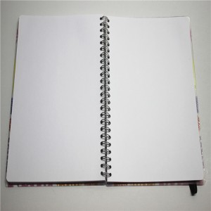 Plastdäck Ringbinder Notebok med elastiskt band