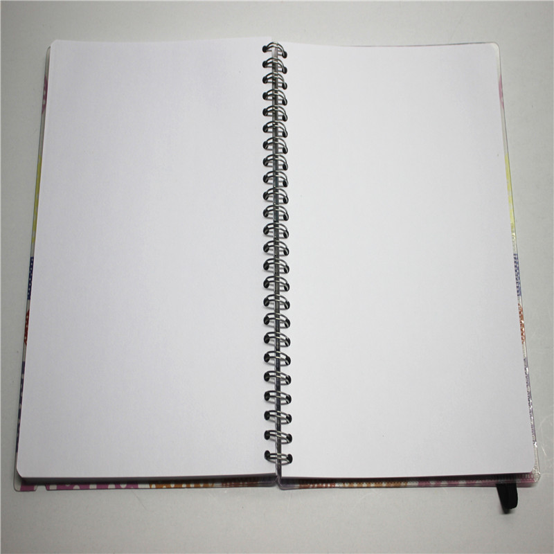 Plastdäck Ringbinder Notebok med elastiskt band