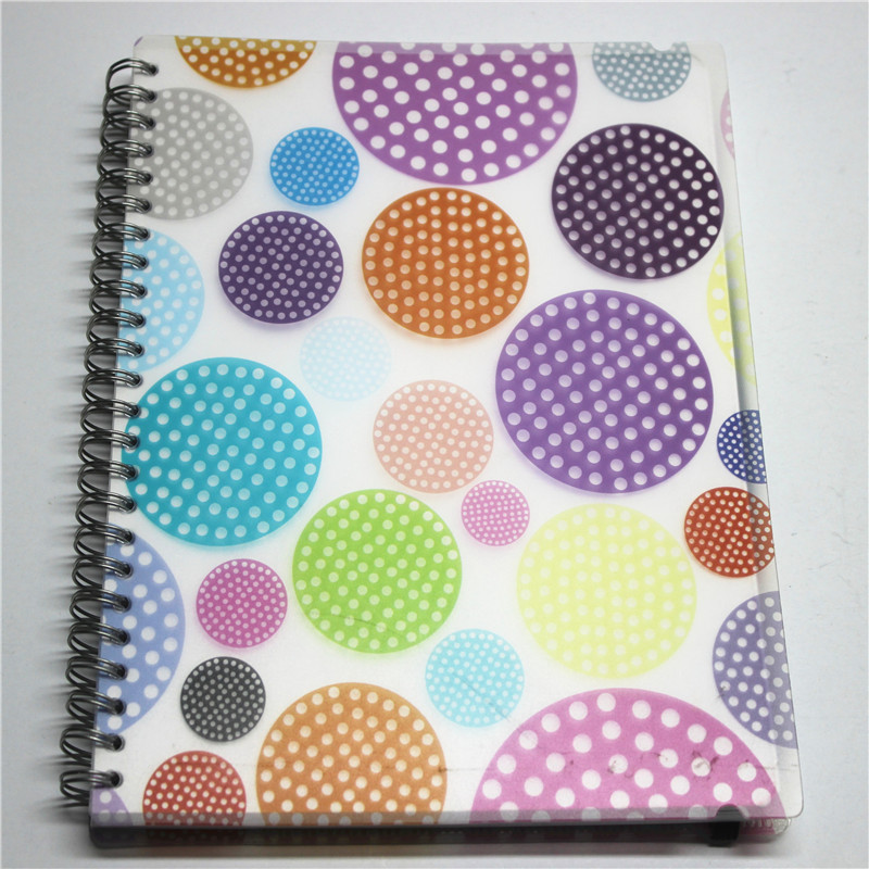 Plastdäck Ringbinder Notebok med elastiskt band