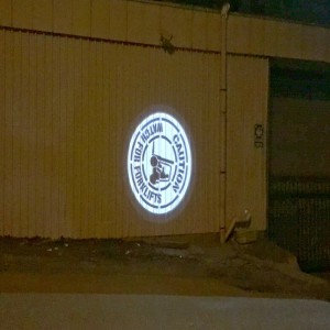 Gobo projektorlampa för utomhusbruk