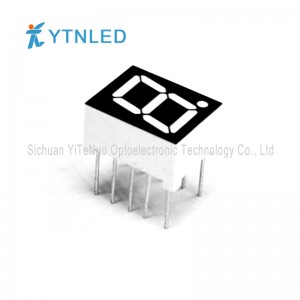 0,39 tum röd 1 siffra 7 Segment LED-display, digitalt rör