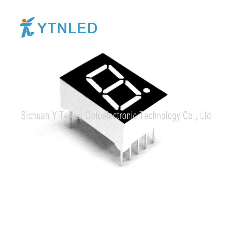 0,5 tum röd 1 siffra 7 Segment LED-display, digitalt rör