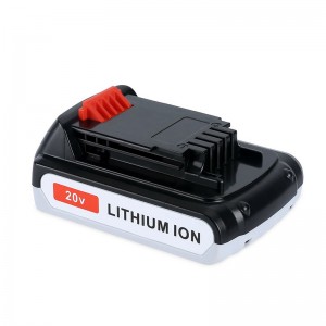 Li-ion 1500mAh 20V Batterier för utbyte av trådlösa verktyg för Black \u0026 Decker LB20, LBX20, LBX4020, LB2X4020