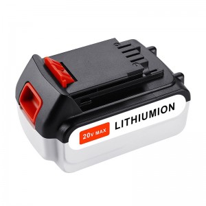 För Black \u0026 Decker LB20, LBX20, LBX4020, LB2X4020 verktygsbatterier utbyte Li-ion 20V 6000mAh batteripaket