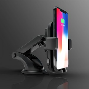 KPW-9311HC Högkvalitativ 10W snabb qi-certifierad typ c biltelefonladdare