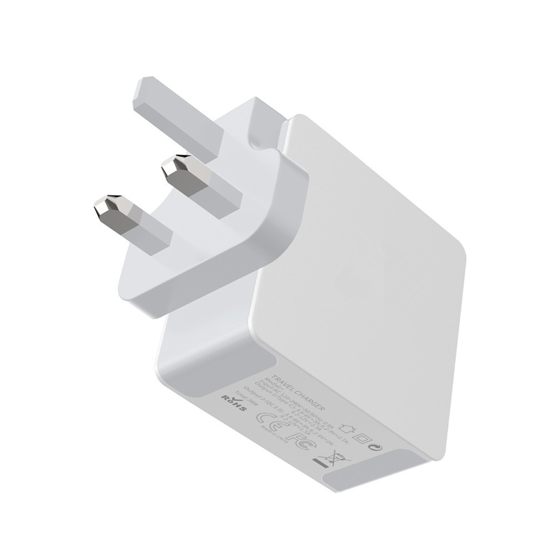 KPS-8034LC QC3.0 + 5V2.4A USB-laddare