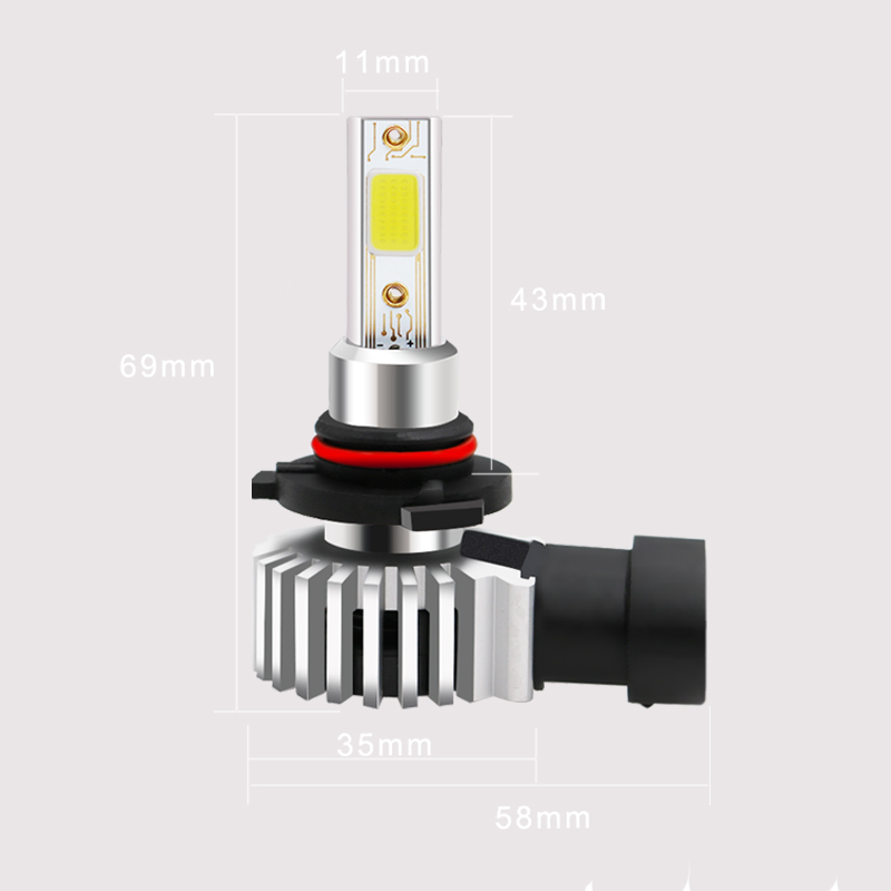 ny allt i en designbil HB3 9005 högeffekt LED-strålkastarlampor 9005 led dimljus