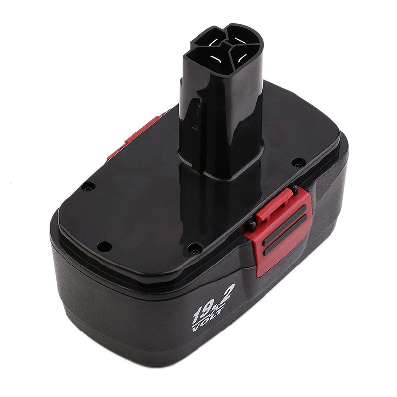 Ni-Cd 19.2V 1500mAh elverktygsbatterier ersättning för Black u0026 Decker Craftsman C3, 11375