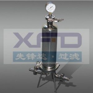 Rostfritt stålfilterhöljen