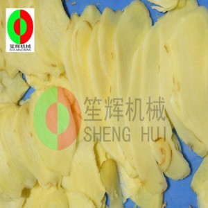 Skär ingefära maskin / skär ingefära maskin / frukt och grönsaks skärtråd / höggfärgad ingefära silke ingefära maskin (video) QS-50 / QS-100