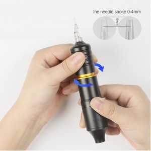 professionell tatueringsmaskin Alloy Motor Rotary Eyebrow Cartridge Rotary Tattoo Machine Gun för shader linnner coloring-in Tattoo Gun