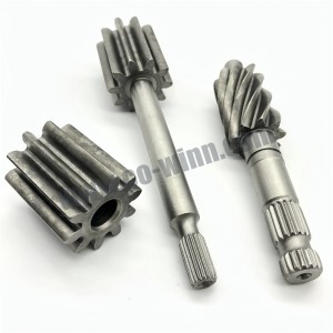 CNC-bearbetning anpassade rostfritt stål växelaxeldelar reservdelar efter försäljning delar