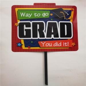 Festgarnering Trädgårdsskylt Holiday Yard Indicator