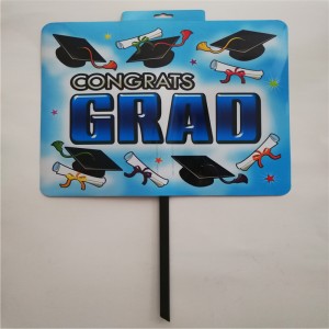 Anpassat tryck Utomhusbruk Gardsskylt Plåtblad Juldekorationer