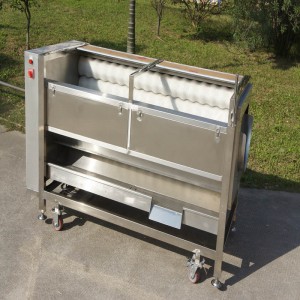 Ny Typ QX-818 Fruktrengörare / Fruktskalning Maskin / Fruktborste Rengöringsskalningsmaskin