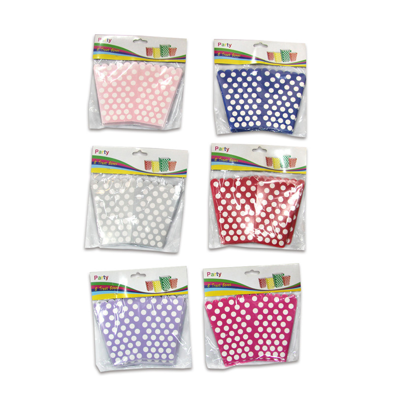 Bärbart papper Förpackningslåda för godis kartonglåda Färgglada OEM-designpackningsfallspartier