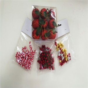 Jul Tillbehör Red Walking Stick Decoration för fest