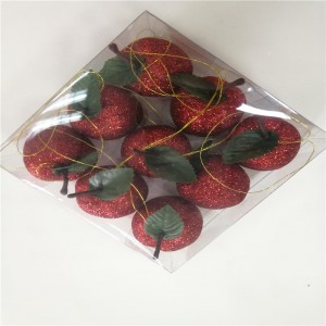 Jul Tillbehör Red Walking Stick Decoration för fest